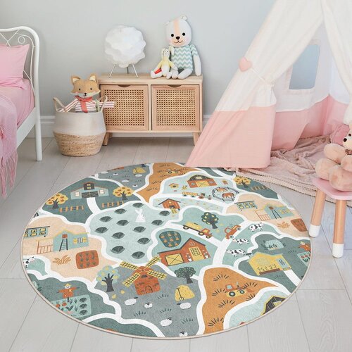 Mila Home Pralna otro&amp;scaron;ka igralna preproga &amp;oslash;150 cm Farmer&amp;#039;s Life &amp;ndash; Slike
