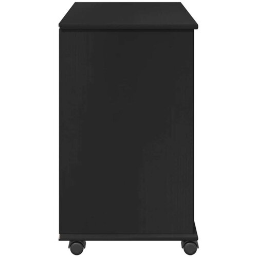  Mobilni ormar Crna 63 5 x 39 x 65 5 cm Čvrsto borovo drvo - Crna Slike
