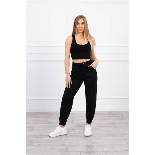 Kesi Set top+pants black Slike