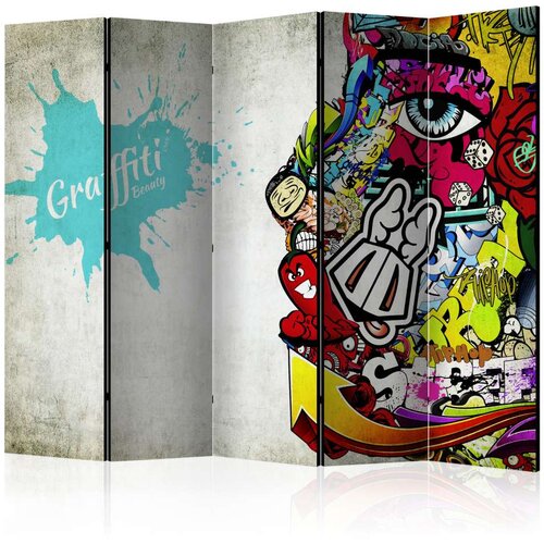  Paravan u 5 dijelova - Graffiti Beauty [Room Dividers] 225x172 Cijene