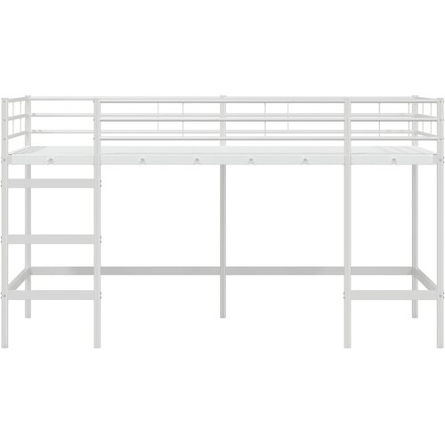  Okvir Krevet za Dječji Loft Bijelo 100 x 200 cm Čelik Slike