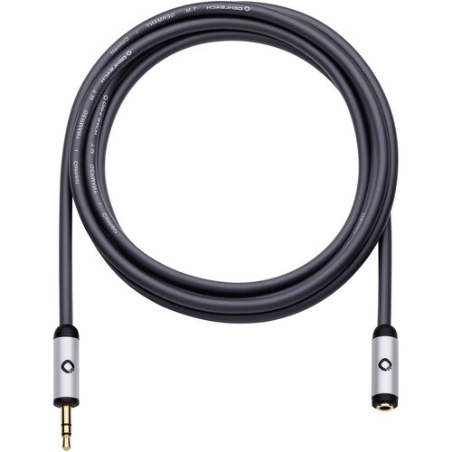 Oehlbach klinker avdio podalj&amp;scaron;ek [1x 3\,5 mm banana mo&amp;scaron;ki konektor - 1x priključna doza za 3\,5 mm banana mo&amp;scaron;ki konektor] 5.00 m črna pozlačeni konektorji i-Connect J-35 EX, (20431495) Slike
