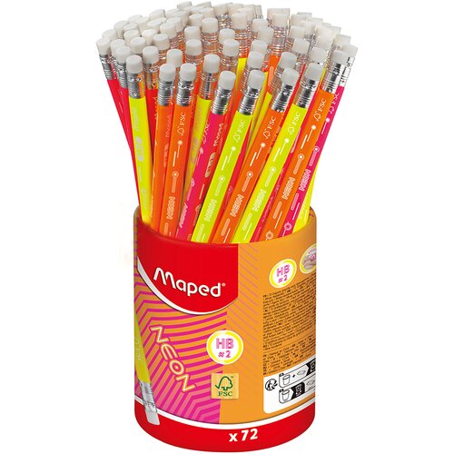  GRAFITNA OLOVKA MAPED SA GUMICOM NEON 1/72 Cene