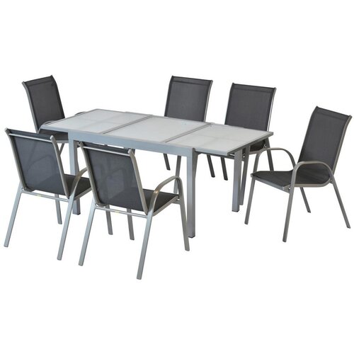 Gardenson Vrtni Set Sorrento, 7-Delni, Antracit Slike