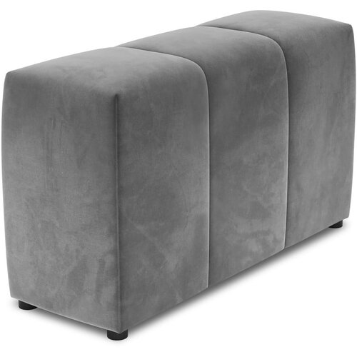 Cosmopolitan Design sivo žametno naslonjalo za modularni kavč rome velvet - cosmopolitan design Cene