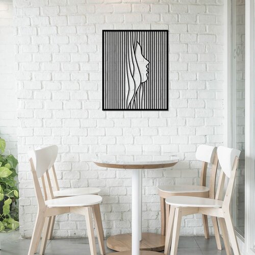 Wallity Zidna dekoracija Captivity 2, 40x48 cm, 1.5 mm, Crna Slike