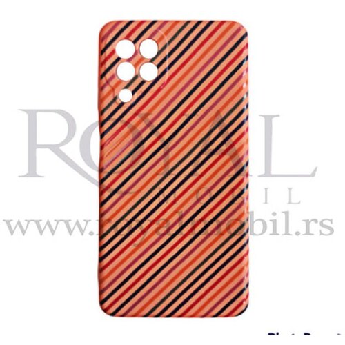  futrola soft print lines No1 za samsung A225 galaxy A22 narandzasta Slike