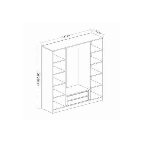 Hanah home garderober kale mebran 4772 Slike