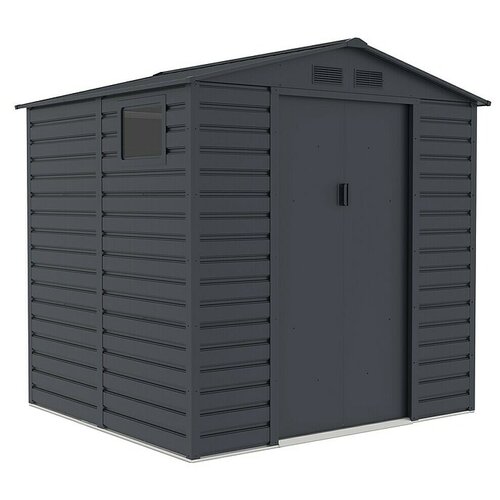 GARDOL Spremište Easy One (Vanjska dimenzija uklj. krovni prevjes (Š x D): 213 x 195 cm, Metal, Antracit) Cijene