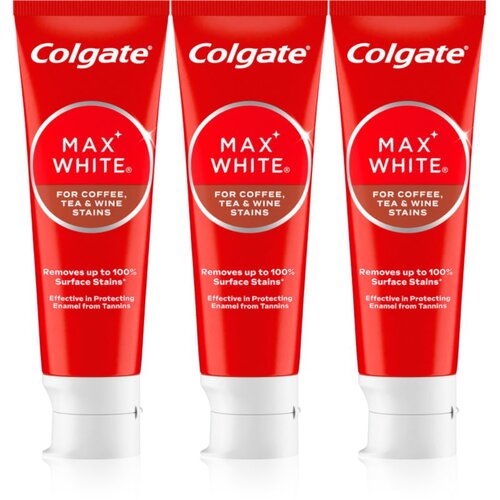 Colgate Max White One Coffee, Tea & Wine zobna pasta za beljenje zob 3x75 ml Cene
