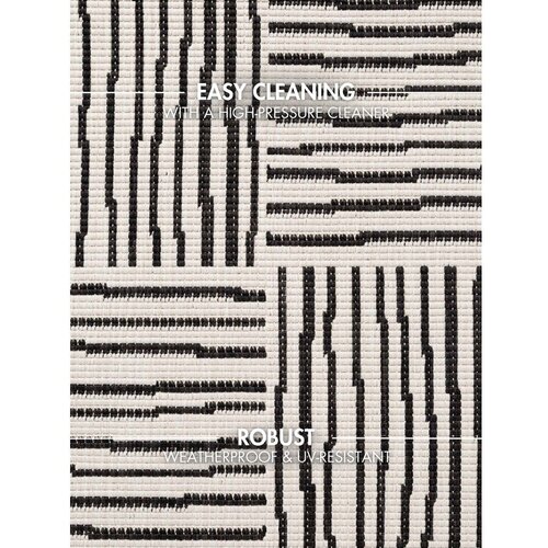 Ted Baker Črna/kremno bela notranja in zunanja preproga 120x170 cm Haringey Nightingale &amp;ndash; Slike