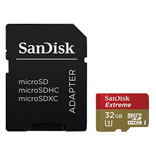 Sandisk Extreme microSDXC 32GB UHS-I U3 sa adapterom - SDSDQXN-032G-G46A memorijska kartica Slike
