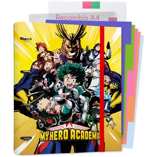 Grupo CARPEBLOCK 4 ANILLAS PREMIUM MY HERO ACADEMIA, (21241066) Cene