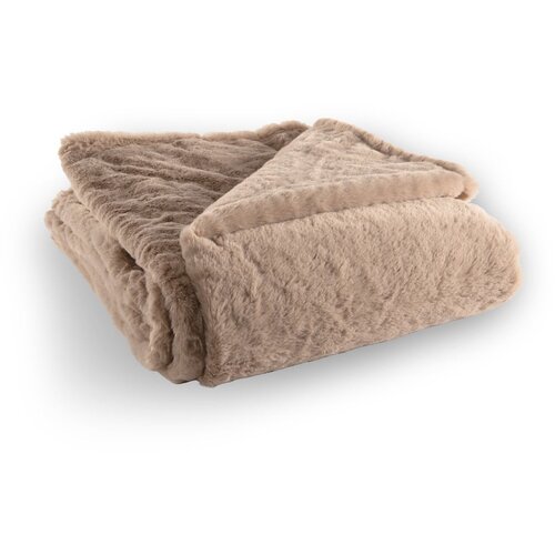 Tiseco Home Studio Smeđa deka od umjetnog krzna 150x200 cm Ruby – Cijene