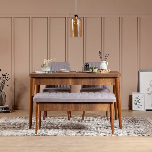  Trpezarijski set vina 0701 soho walnut Cene