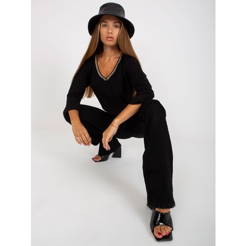 RUE PARIS Blouse-RV-BZ-8050.04-black Slike