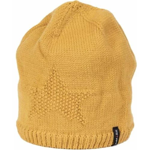 Finmark WINTER HAT Ženska zimska pletena kapa, žuta, veličina