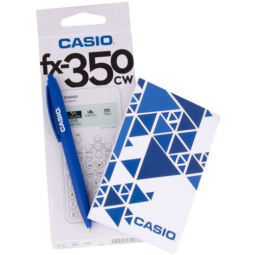 Casio FX-350CW ClassWiz tehnički kalkulator 290+ funkcija s gratis blokom i kemijskom olovkom Slike