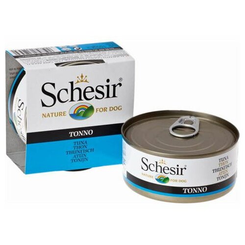 Schesir dog hrana za pse u konzervi tuna 150gr Slike