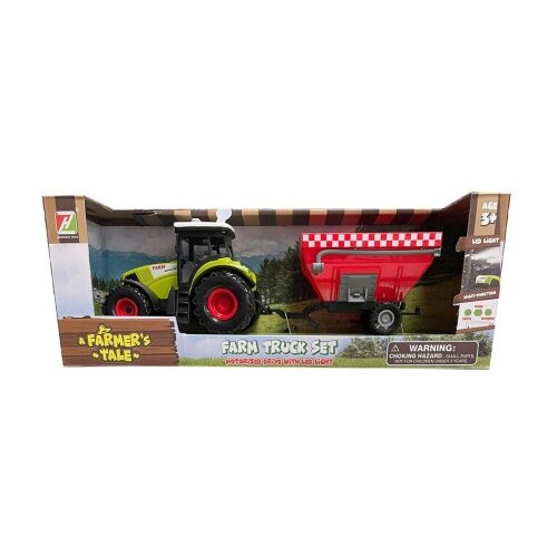  Traktor sa crvenom prikolicom ( 1041152 ) Cene