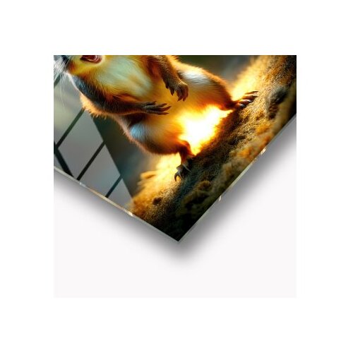WALLXPERT dekorativna slika od kaljenog stakla untamed 30 x 43 Slike