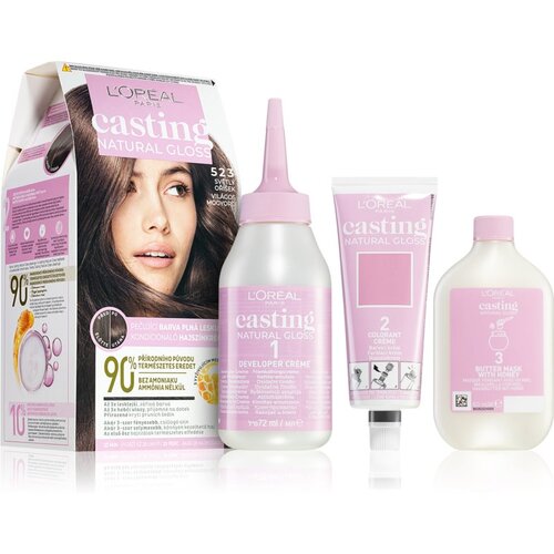 L´Oréal Paris casting natural gloss boja za kosu za obojenu kosu za sve tipove kose 48 ml nijansa 523 Cijene