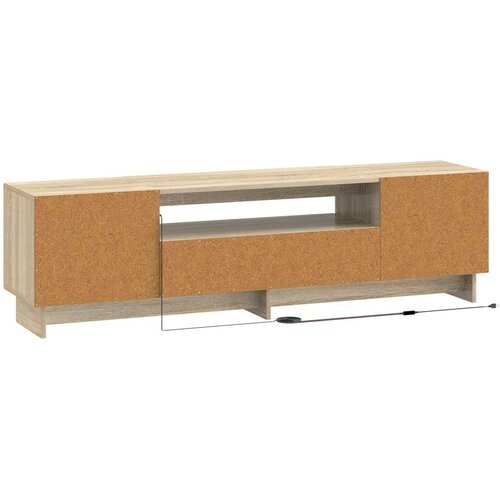  LED TV kabinet Hrast sonoma Konstruirano drvo Slike