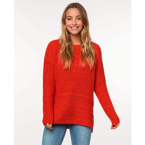 Rip Curl Sweater PEACEFUL SWEATER Bright Red Slike