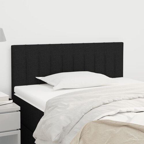 vidaXL Uzglavlje crni 90x5x78/88 cm od tkanine Cijene