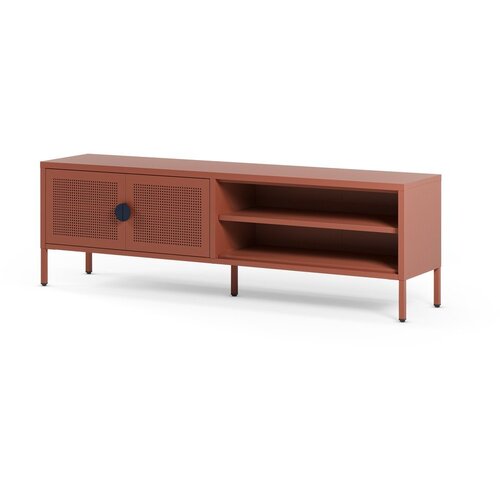 Marckeric Kovinska TV omarica v barvi terakote 160x50x35 cm Sayla &amp;ndash; Slike