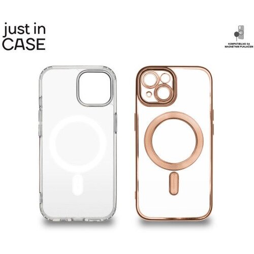 Just In Case 2u1 extra case mag mix paket pink za iphone 15 Cene