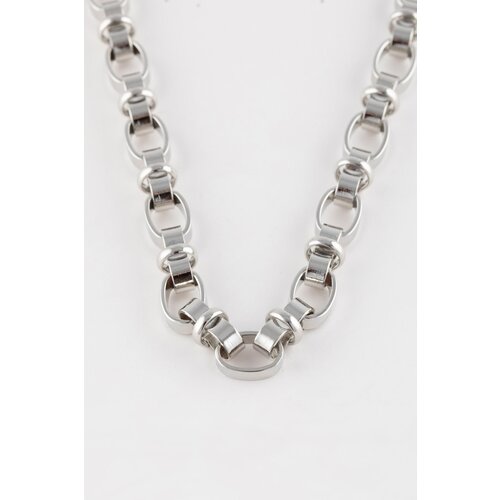 Defacto women's Thick Chain Silver Necklace Cene