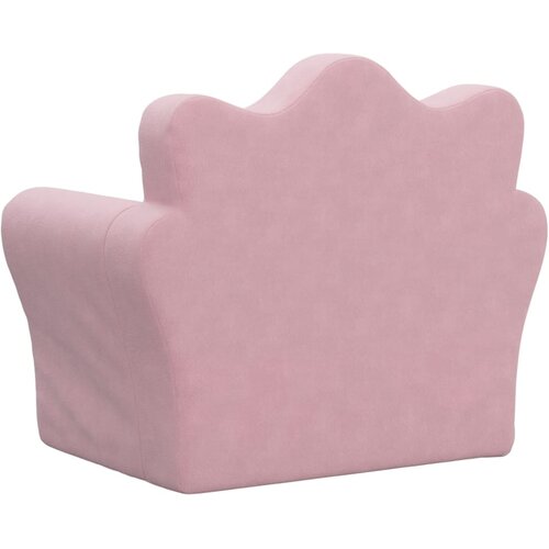  Dječja sofa ružičasta od mekanog pli&amp;scaron;a Slike