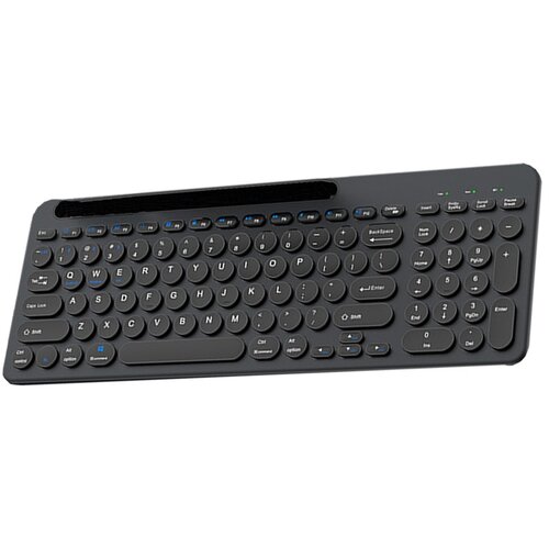 INF Tri-mode brezžična tipkovnica za 3 naprave, tihi &amp;scaron;karjasti tipki Black, (5000310593) Slike