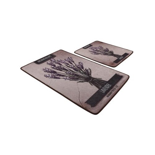  Smell multicolor bathmat set (2 pieces) Slike