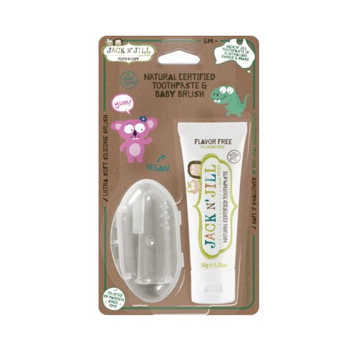 Jack N Jill Tooth Buddy Set Neutral Slike