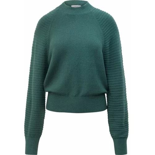 s.Oliver RL KNITTED PULLOVER Ženski džemper, tamno zelena, veličina