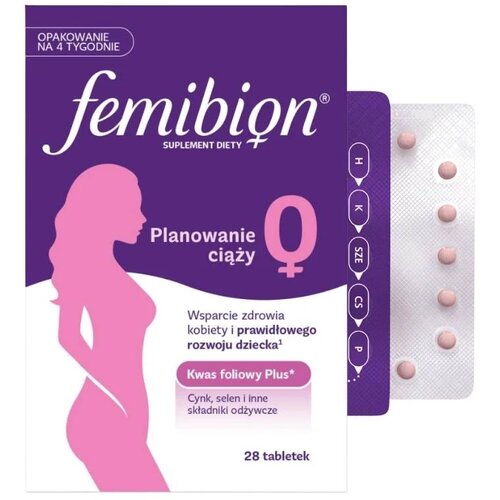 Femibion Tableta za planiranje trudnoće 0, 28 tableta Slike