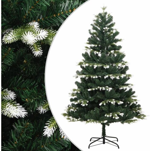 VidaXL Umetna novoletna jelka s snegom 150 cm Slike