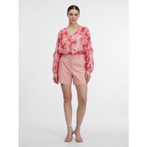 Orsay Pink women's floral blouse - Women Cene