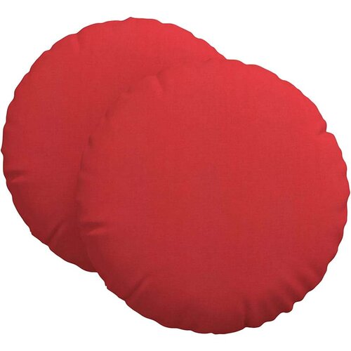  Jastučići za sjedenje 2 pcs Crvena &amp;Oslash;60 x 21 cm tkanina Slike