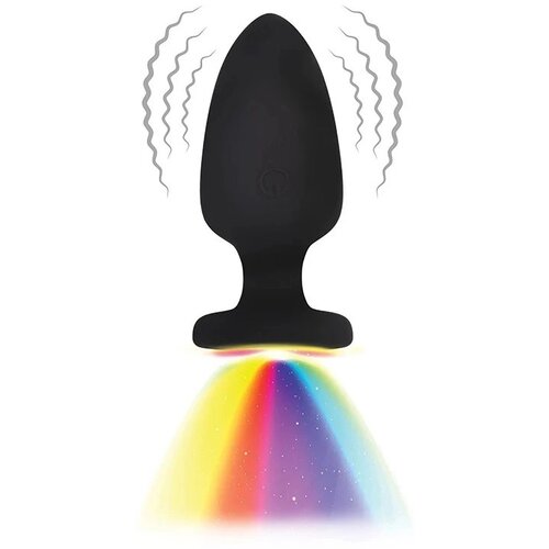  svetleći analni plug na daljinski | led butt plug Cene