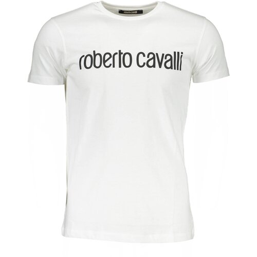 Roberto Cavalli WHITE MEN&amp;amp;#39;S SHORT SLEEVE T-SHIRT Slike