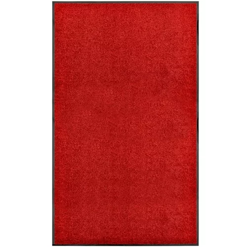  Pralni predpražnik rdeč 90x150 cm