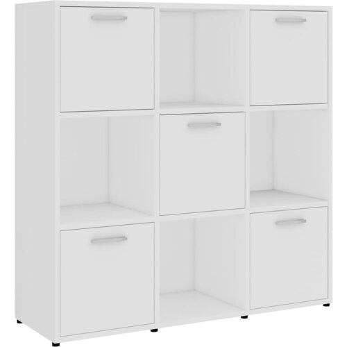 Maison Chic Knjižna omara - Knjižni regal bela 90x30x90 cm iverna plošča, (21726065) Cene