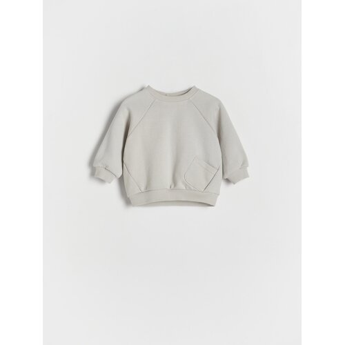 Reserved - Oversize pulover - Svetlo siva Cene