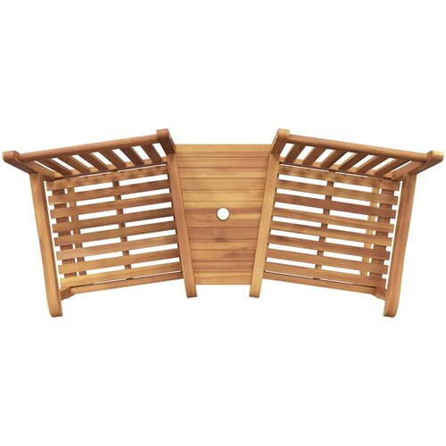  Vrtne vanjske stolice 152 x 63 x 89 cm Čvrsto teak drvo Slike
