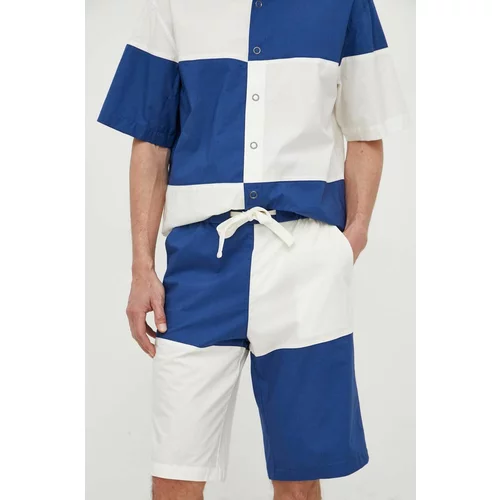 United Colors Of Benetton Bombažne kratke hlače mornarsko modra barva