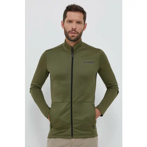 adidas Terrex Športni pulover Multi zelena barva