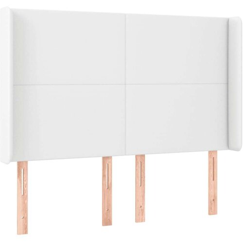 vidaXL LED uzglavlje bijelo 147x16x118/128 cm od umjetne kože Cene